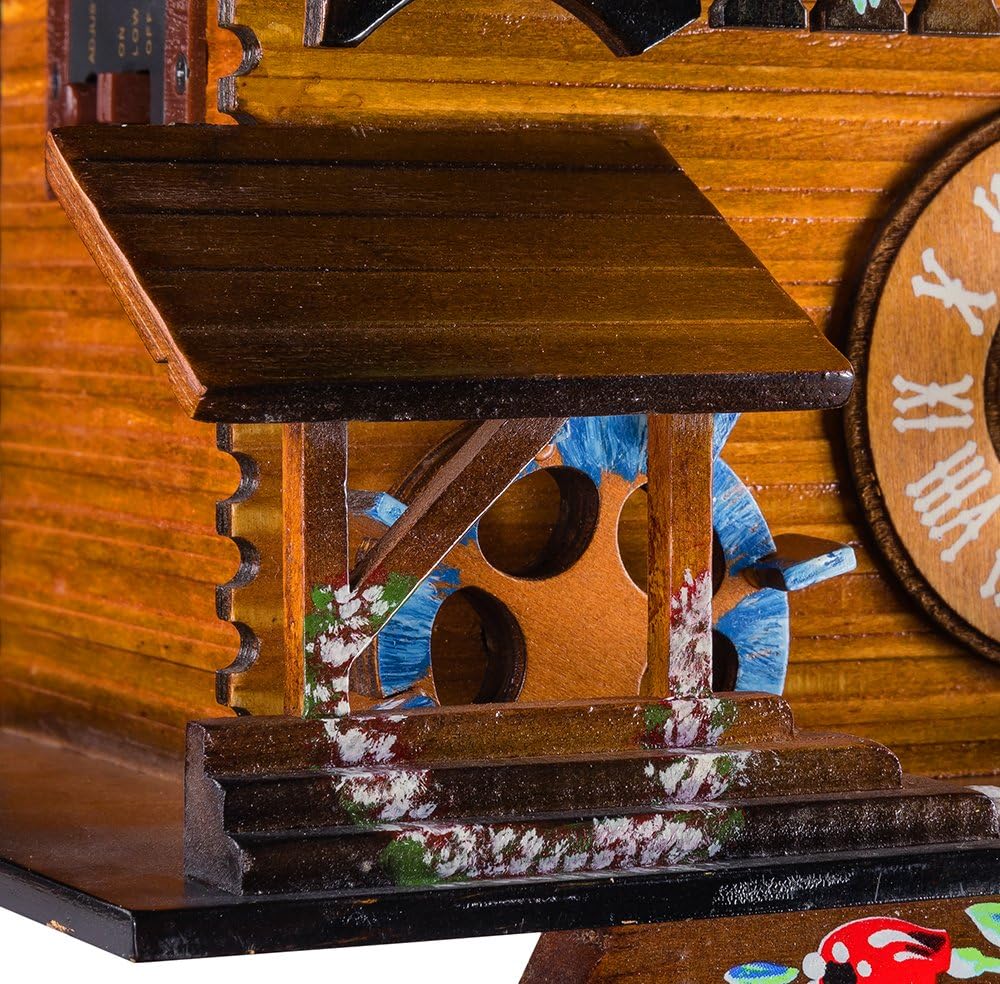 Kintrot Cuckoo Clock Pendulum Quartz Wall Clock Black Forest House Home Decor
