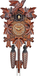 Quartz Cuckoo Clock - The Traditional Vine Leaves AH 40/1 QM