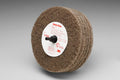Scotch-Brite Roloc + Cut and Polish Disc D5, Aluminum Oxide, 4 Diameter, Medium Grit, Tan (Pack of 10)