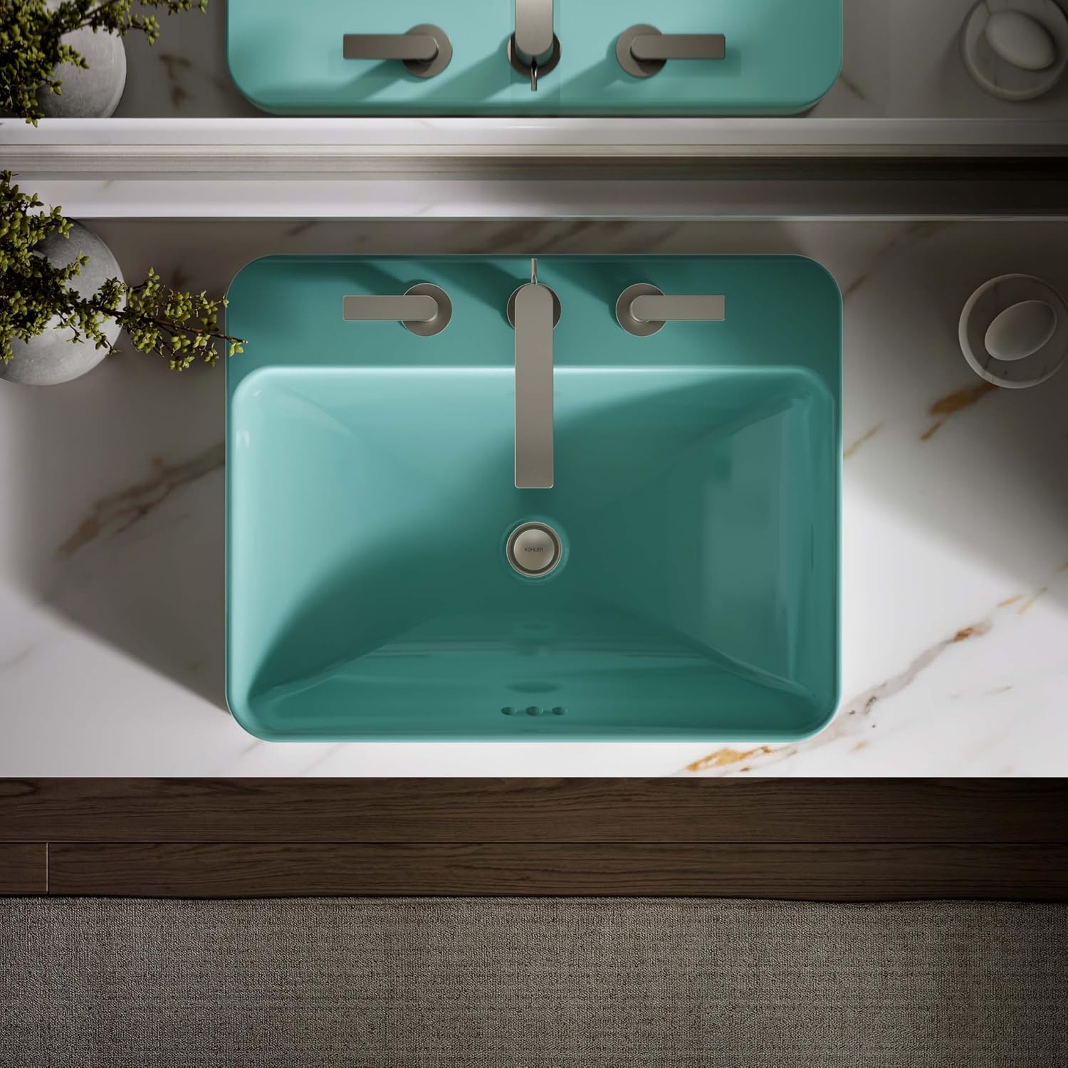 KOHLER Vox 23 in. Rectangular Drop-In Vessel Bathroom Sink