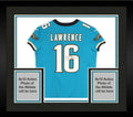 Framed Trevor Lawrence Jacksonville Jaguars Autographed Throwback Elite Jersey - Autographed NFL Jerseys
