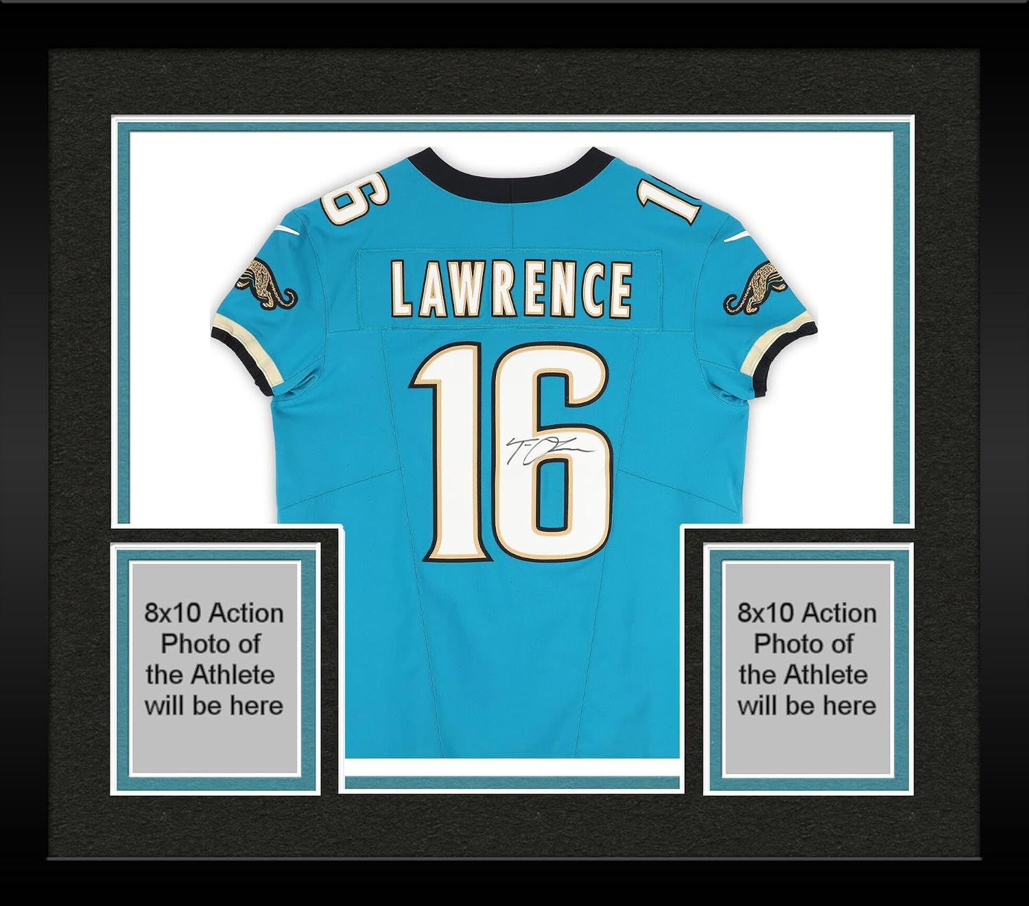Framed Trevor Lawrence Jacksonville Jaguars Autographed Throwback Elite Jersey - Autographed NFL Jerseys