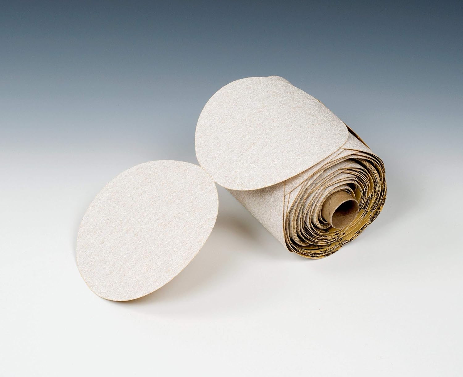 3M™ Microfinishing PSA Film Disc Roll 268L, 3 in x NH x 250, 50 Micron, Type D, Die 300V, 4 per case