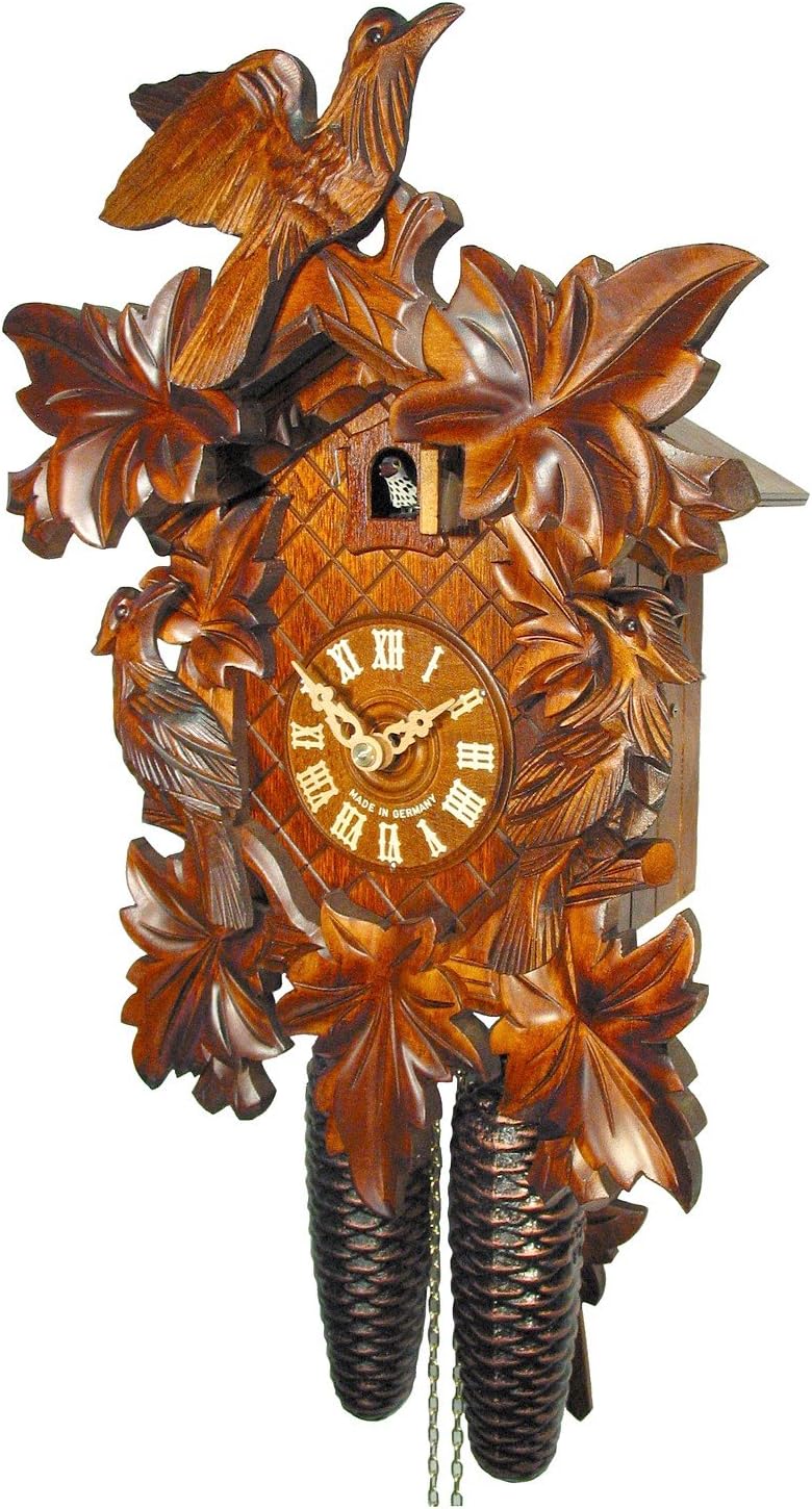 Cuckoo Clock Seven Leaves, Three Birds 2.0085.01.C