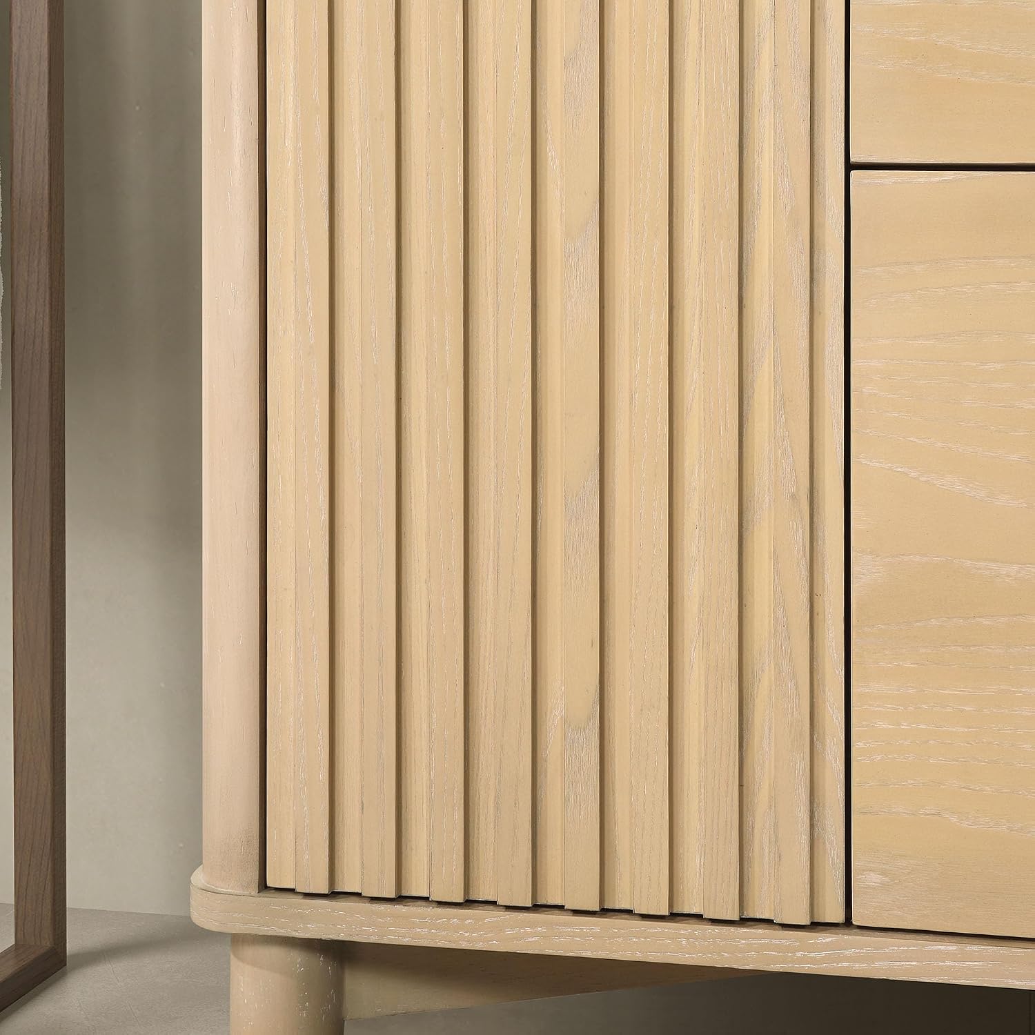 OVE Decors Indy 42 in. Undermount Single Sink Bathroom Vanity with White Engineered Marble Top, Rustic Ash