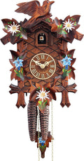 Cuckoo Clock - Alpine Flowers