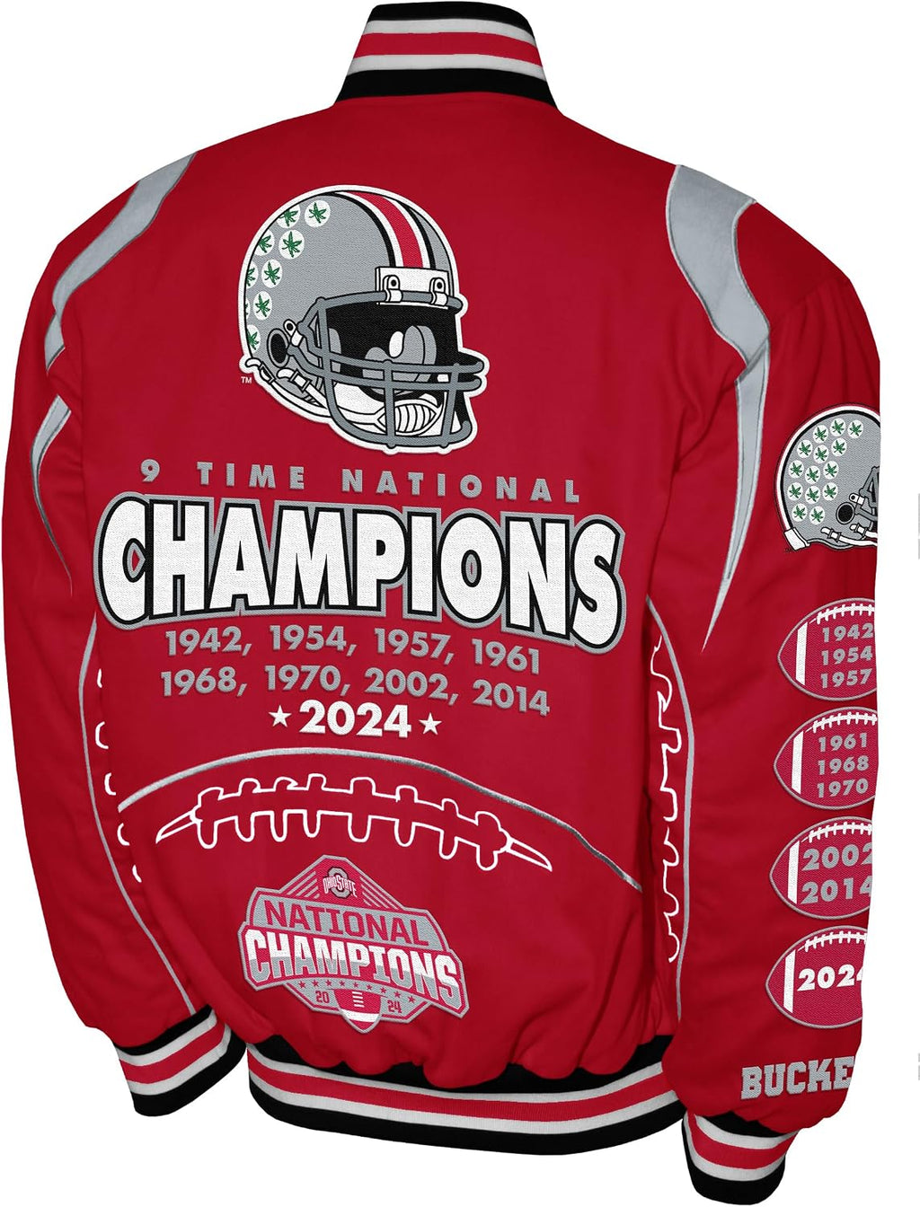 Franchise Club Mens College Commemorative Twill Cotton Jacket