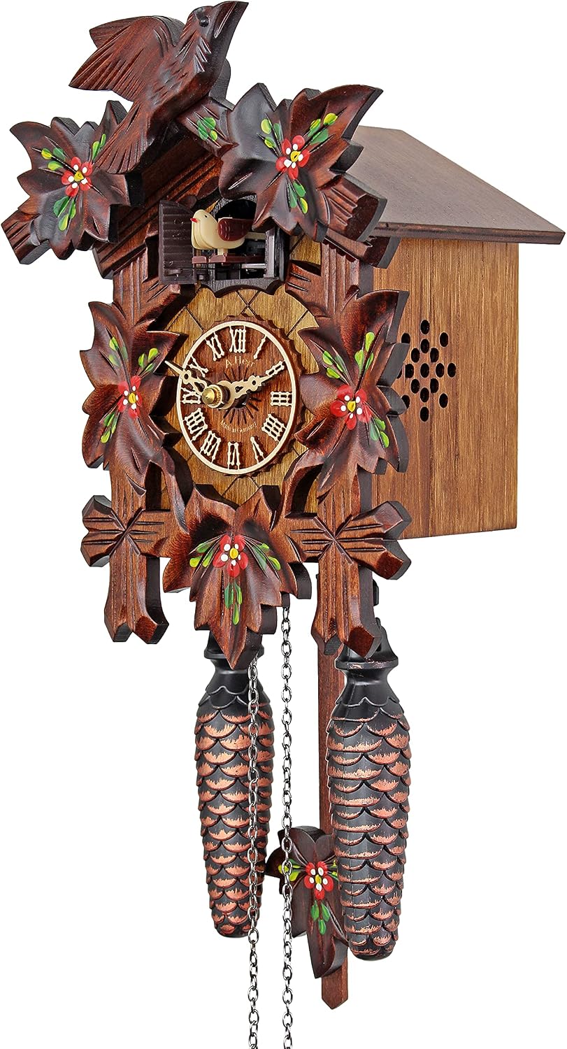 Quartz Cuckoo Clock - Spring Flowers AH 40/6 QM