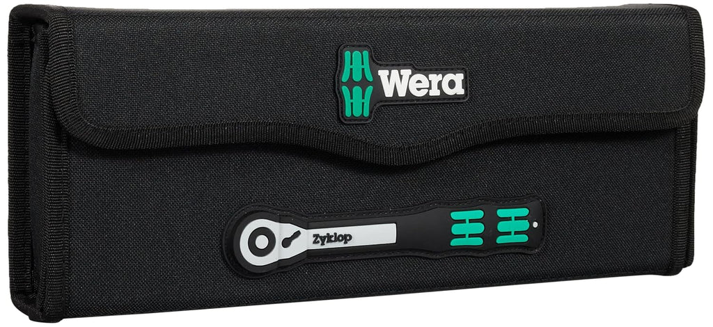WERA 05004090001 8006 SC 1 Zyklop Hybrid Ratchet Set, 1/2' Drive, Metric, 13 Pieces