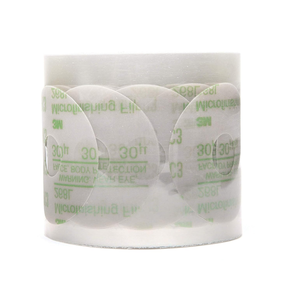 3M™ Microfinishing PSA Film Disc Roll 268L, 3 in x NH x 250, 50 Micron, Type D, Die 300V, 4 per case