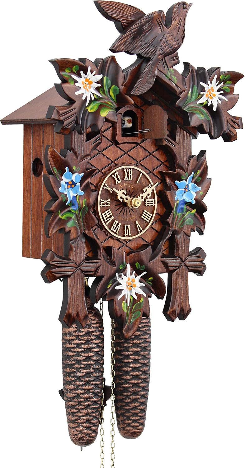 Cuckoo Clock - Alpine Flowers