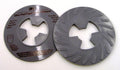 3M Disc Pad Face Plate Ribbed 81734, 5 in Medium Gray, 10 per case