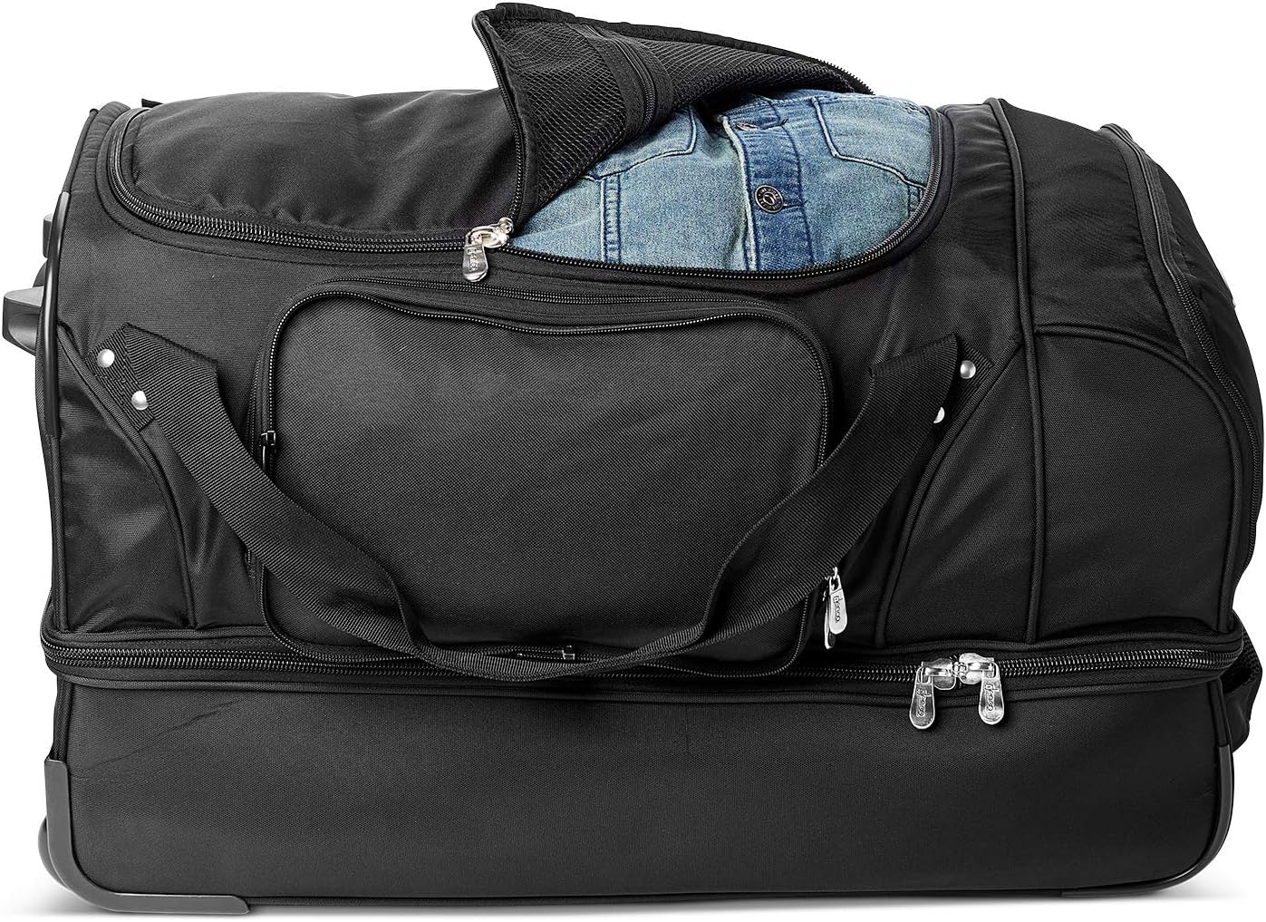 NCAA Ohio State Buckeyes Rolling Drop-Bottom Duffel Bag