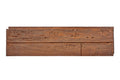 6-Pack Faux Wood Wall Panels (21.78 Sq Ft) PU Barn Wood Siding, Mortarless Farmhouse Reclaimed Wood for Exterior and Interior Wall, DIY Home Improvement, 46x12.5 Inch, Rustic Wood