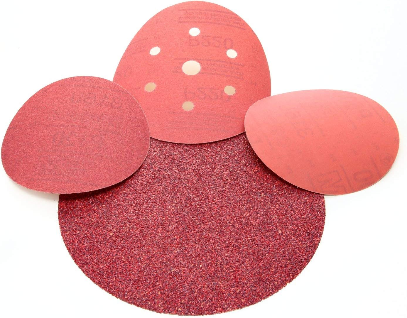3M 01300 Hookit Red 5' P120 Grit Abrasive Disc (Pack of 6)