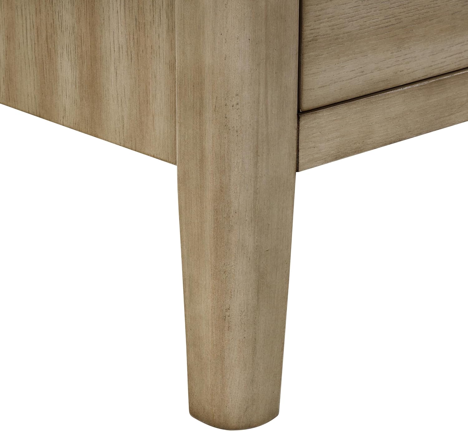 TILE & TOP Safford 36' Single Bathroom Vanity with Carrara White Quartz Top, Sink & Backsplash. 37' W x 22' D x 34.5' H. Oak Veneer. Solid Wood. Pre-Assembleb. 1 Till-Out & 2 Soft-Closing Drawers.
