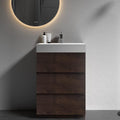 Alice 24 Inch Bathroom Vanity with Sink with Overflow, Large Storage Small Bathroom Vanity for Modern, One-Piece Sink Basin Minimalist Bathroom Sink Cabinet