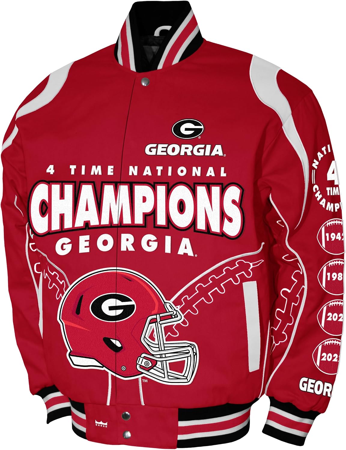 Franchise Club Mens College Commemorative Twill Cotton Jacket