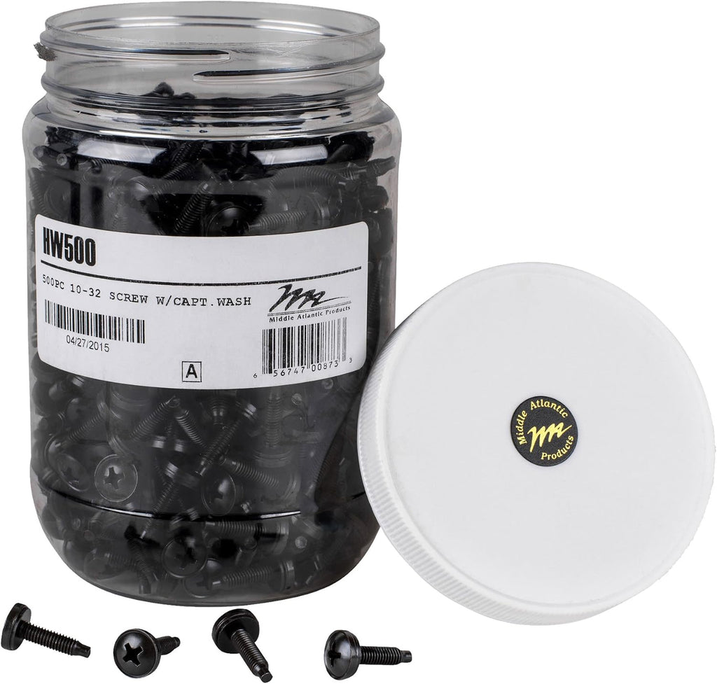 Middle Atlantic HW500 #10-32 x 3/4' Rack Screws 500 Pcs.