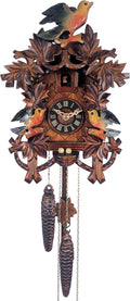 17-10P Cuckoo Clock with Painted Birds & Nest