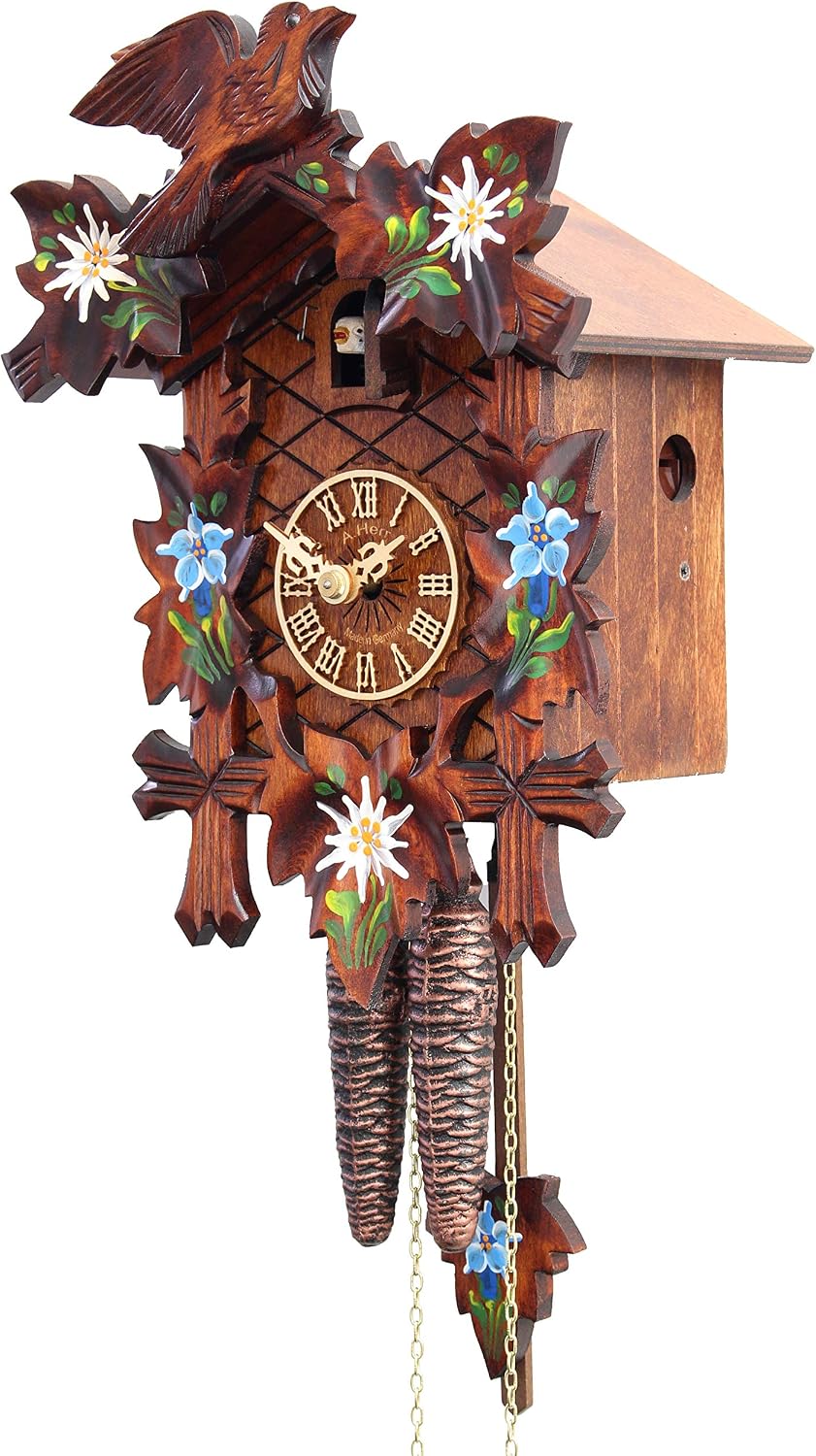 Cuckoo Clock - Alpine Flowers