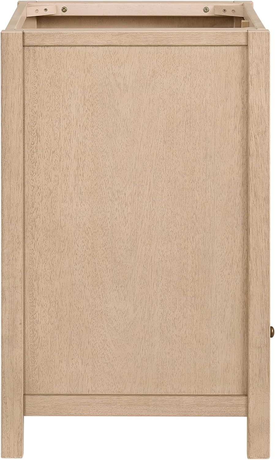 Alaterre Furniture Lucca Bathroom Vanity - Freestanding Cabinet Without Sink - 30 Inch Small Wood Bathroom Vanity with Large Drawer and Soft-Close Doors - Under Sink Cabinet Only (Natural)
