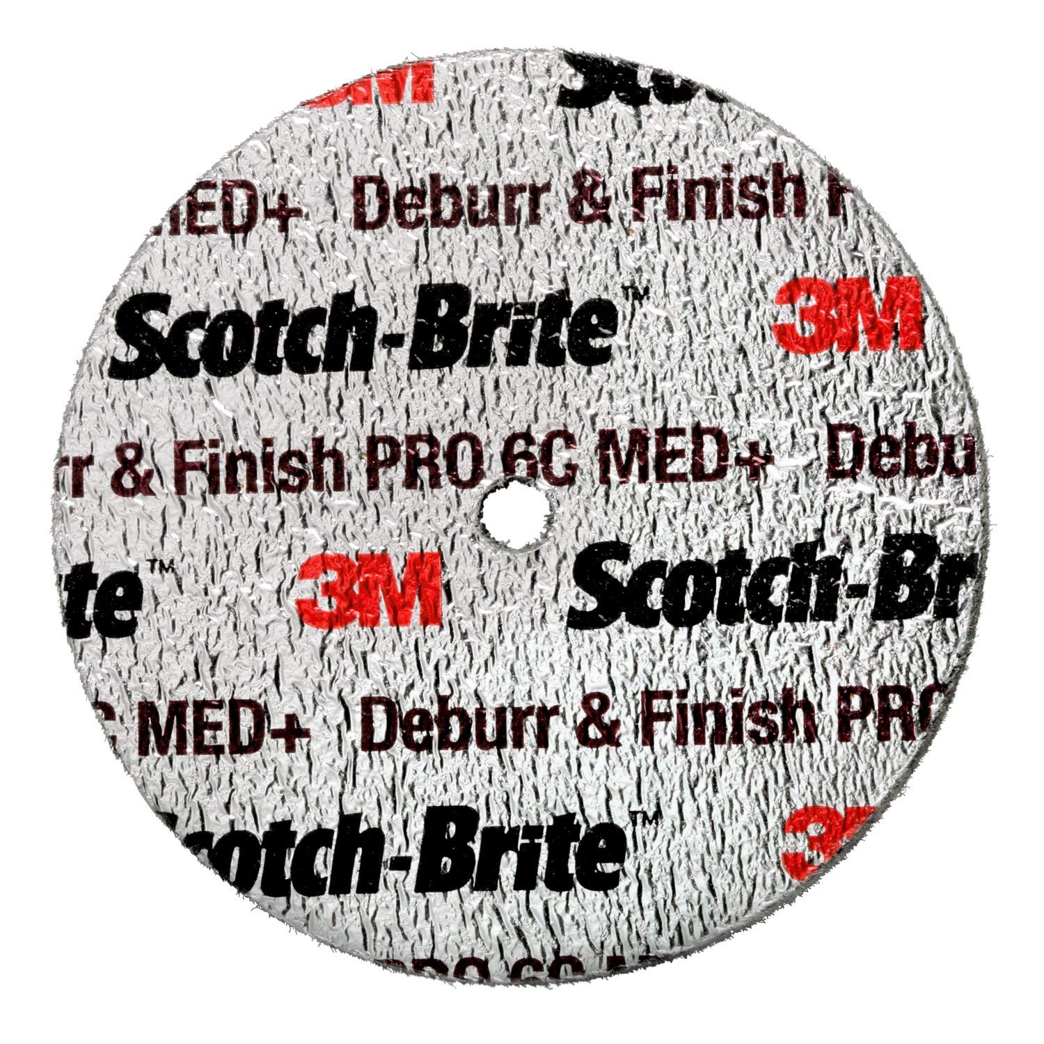 3M Scotch-Brite Deburr and Finish PRO Unitized Wheel, 2 in x 1/2 in x 1/4 in 6C MED+, 30 per case