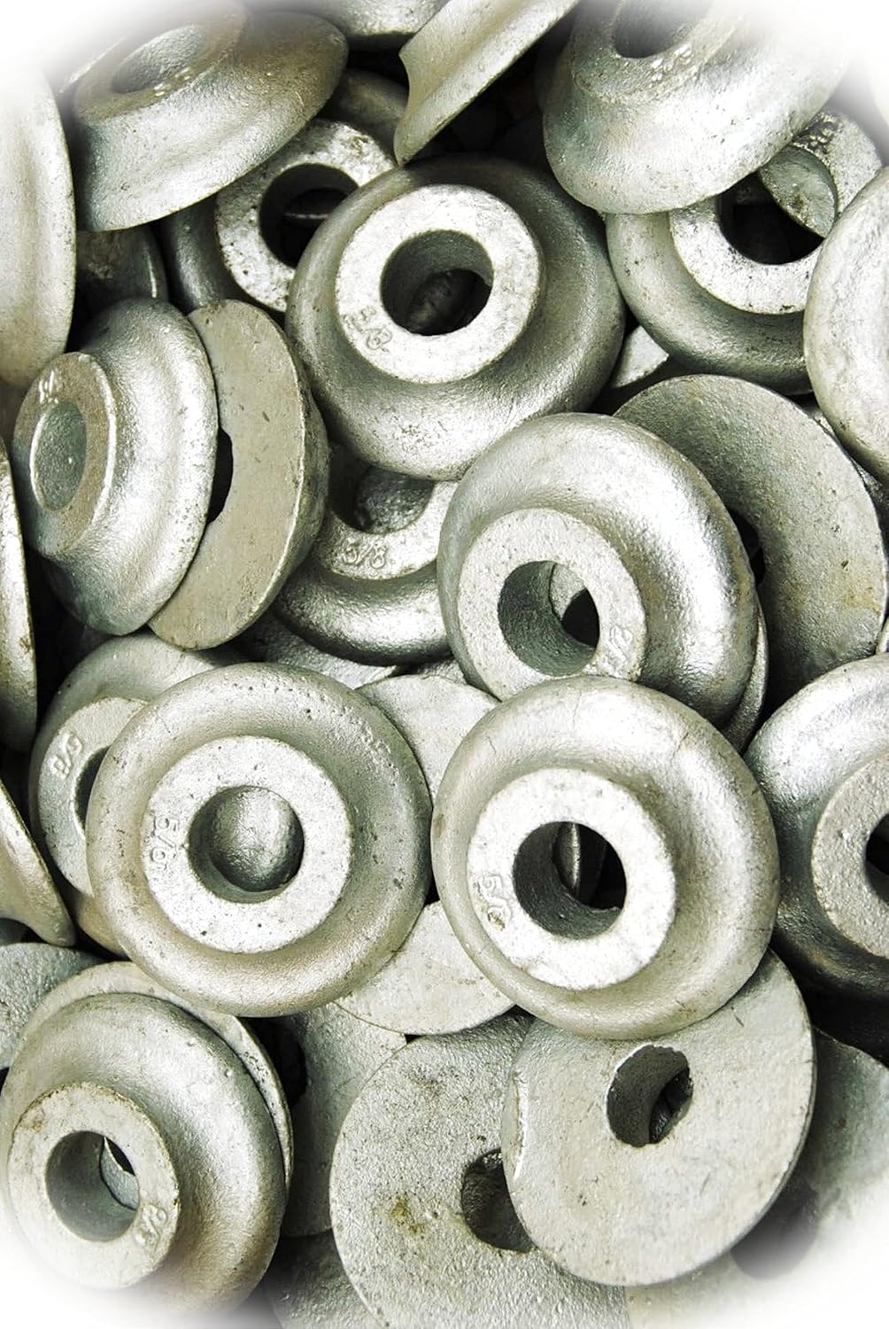 New Pack of (10) Galvanized 5/8 Ogee Washers Structural Lag Screw Bolt 2-3/4' OD Multi-Purpose Comprehensive Hardware Fastener Assortment Kit MoPNEM03515