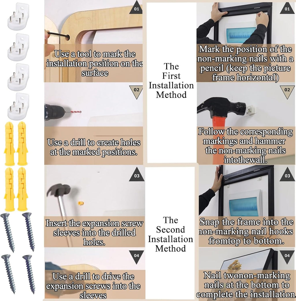 Breaker Box Cover Decorative Wall Simple Wooden Electric Meters Decorative, Easy Hanging & Detachable Electrical Box Cover with Screws and Anchors, Restaurant/ Home/ Office Entry Breaker Boxes Panel(W