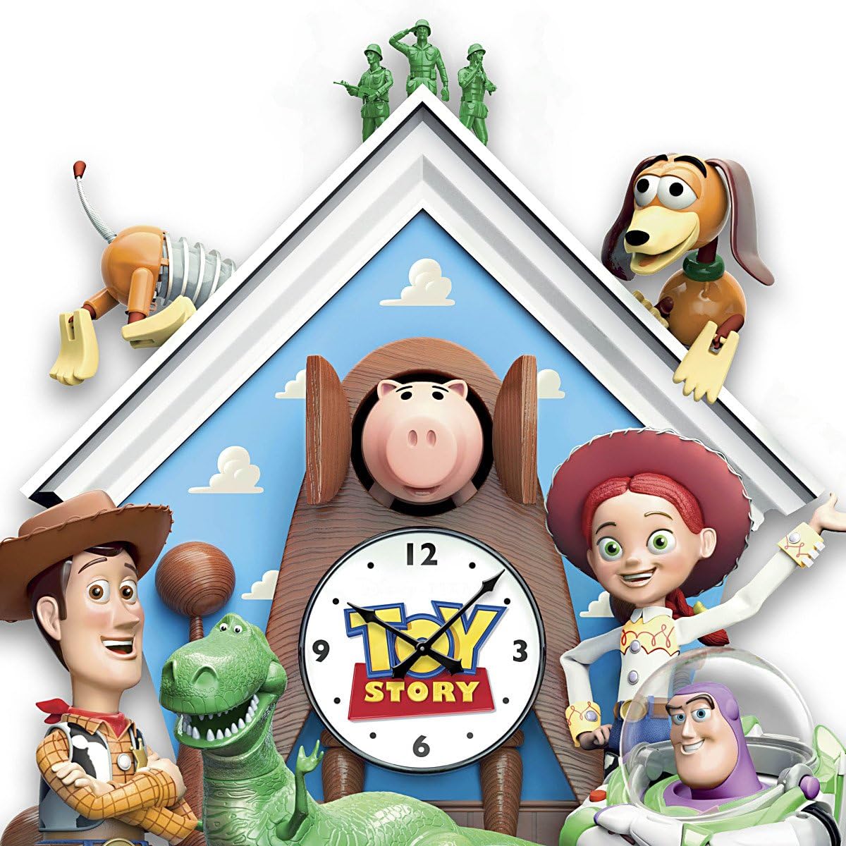 The Bradford Exchange Disney·Pixar Toy Story Sculptural Cuckoo Clock