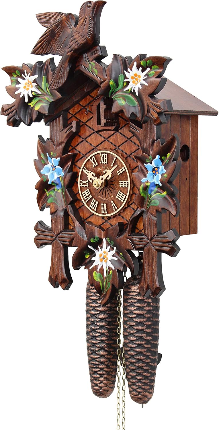 Cuckoo Clock - Alpine Flowers