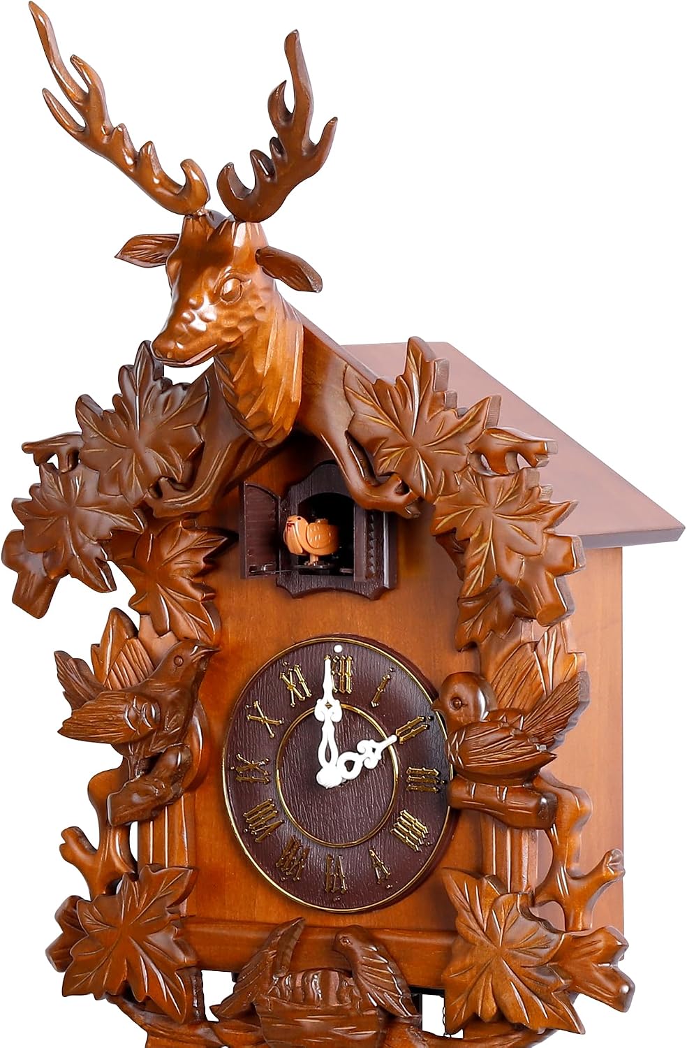 Kendal Large Handcrafted Wood Cuckoo Clock MX015-2