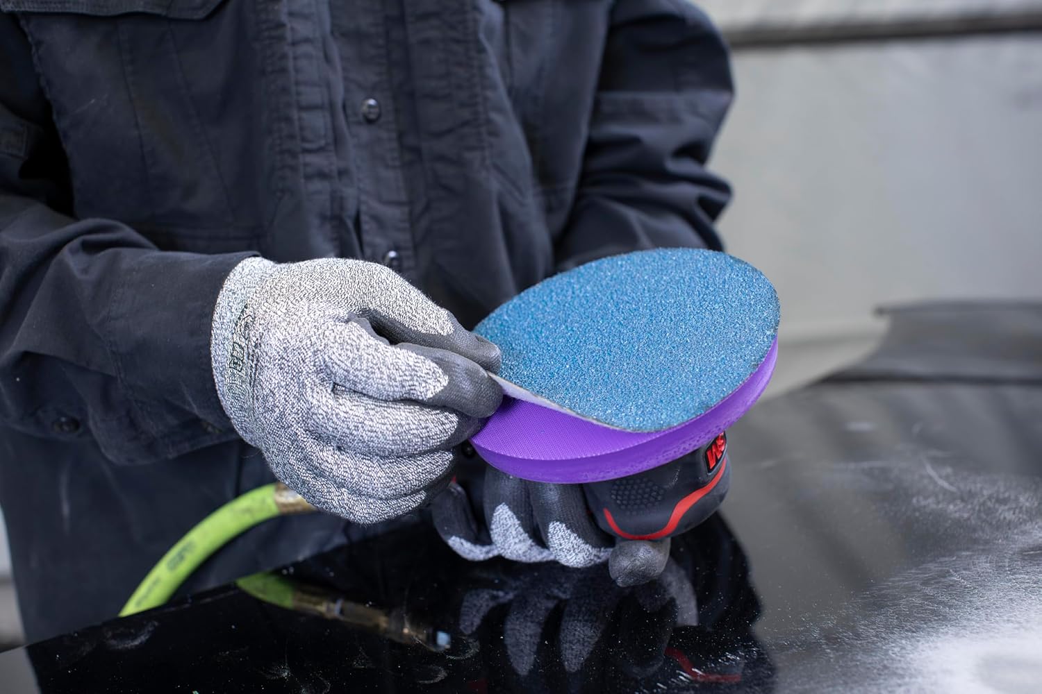 3M Hookit Blue Abrasive Disc 36530, 36E, 8 in, No Hole, 50 Discs, Excellent Performance and Cut, Sanding Discs for Paint, Primer, Metal, Collision Repair