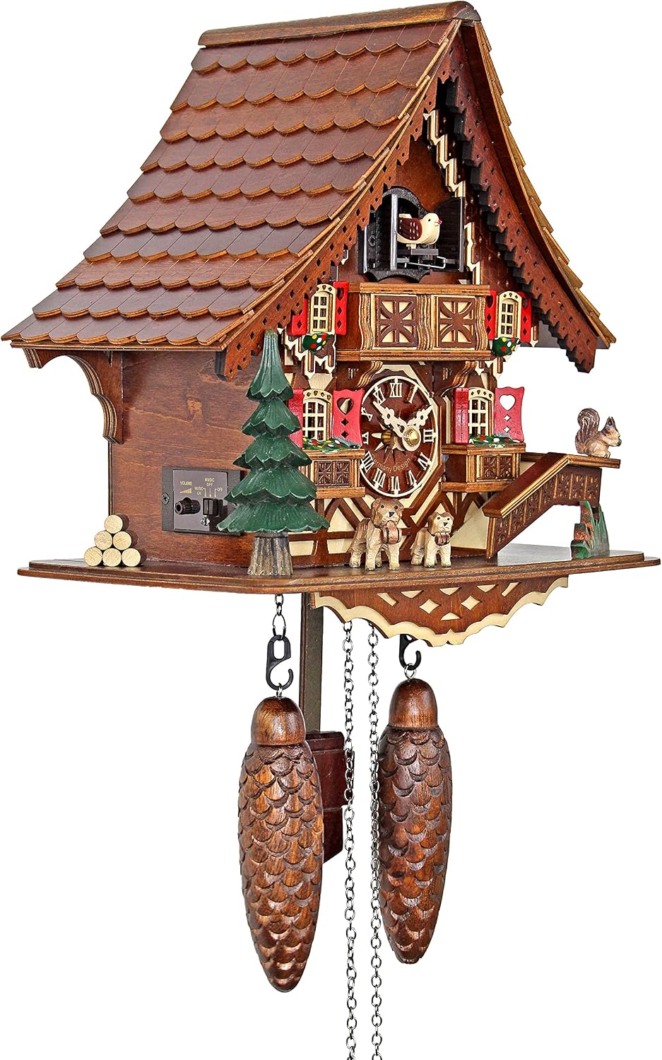 Quartz Cuckoo Clock - The Half-timbered House AH 29 QM