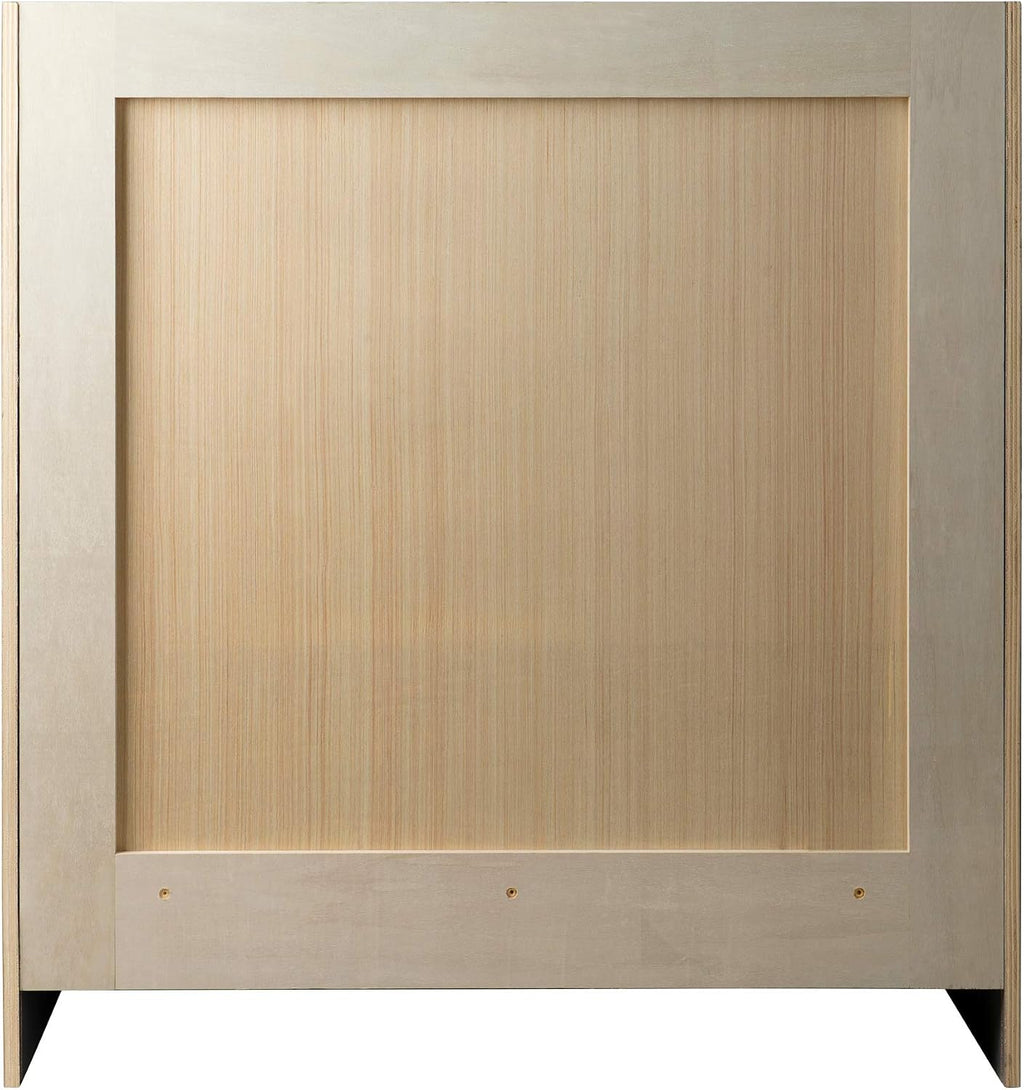 Design House Brookings 31 Inch Bathroom Vanity with Top, Ready to Assemble, Painted Gray, 597682