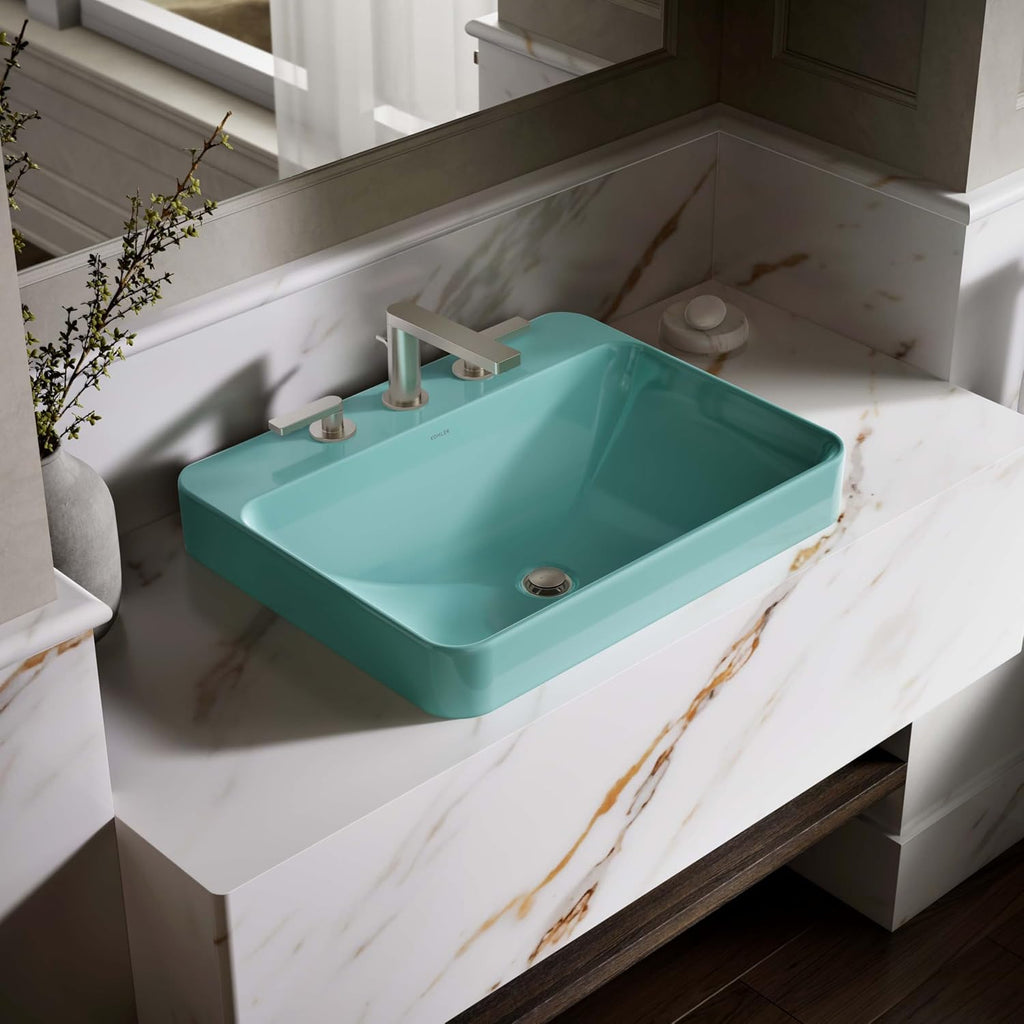 KOHLER Vox 23 in. Rectangular Drop-In Vessel Bathroom Sink