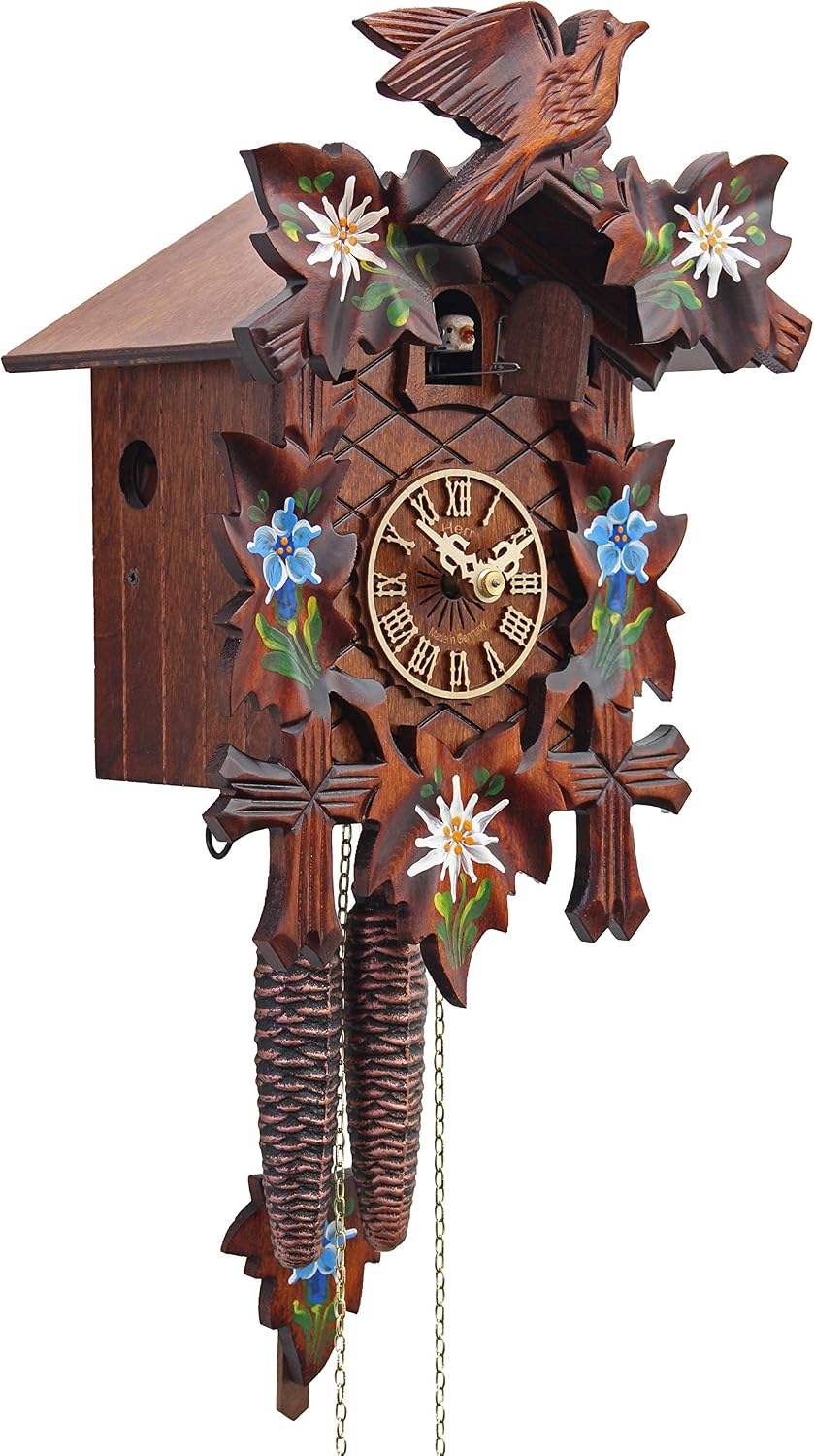 Cuckoo Clock - Alpine Flowers
