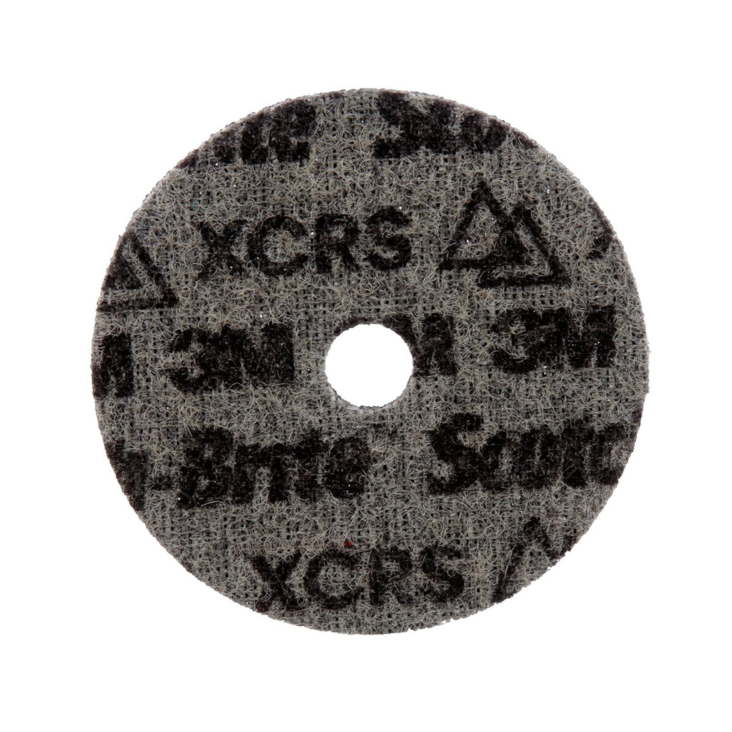 Scotch-Brite Precision Surface Conditioning Disc, PN-DH, Medium, 4 in x 5/8 in, Hook and Loop Attachment, Multi-Purpose Disc for Grinding, Polishing, and Blending