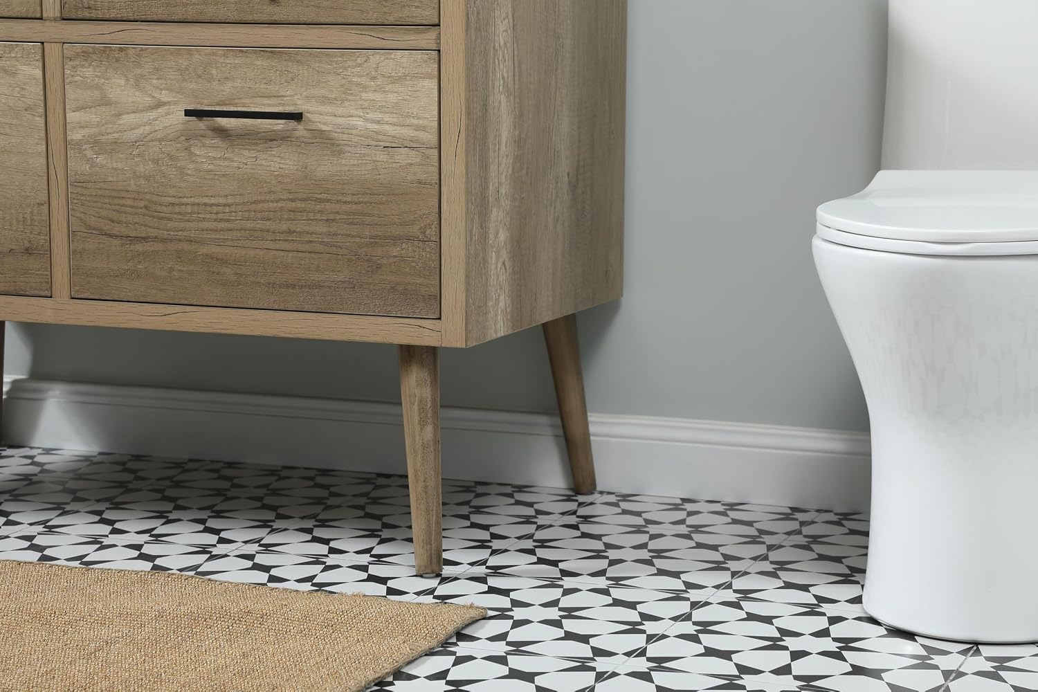 42' Bathroom Vanity, Engineered Wood (MDF/Laminate), Yellow/Light Wood
