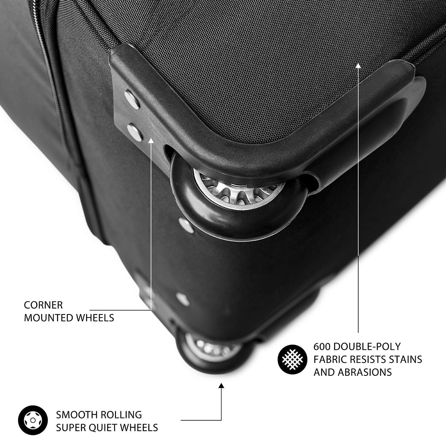 NCAA Ohio State Buckeyes Rolling Drop-Bottom Duffel Bag