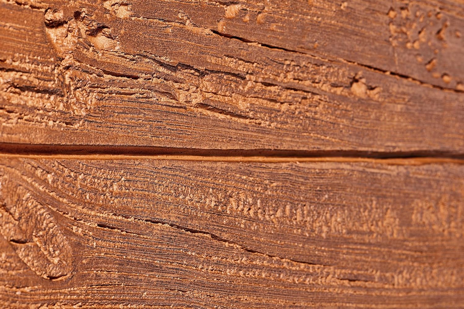 6-Pack Faux Wood Wall Panels (21.78 Sq Ft) PU Barn Wood Siding, Mortarless Farmhouse Reclaimed Wood for Exterior and Interior Wall, DIY Home Improvement, 46x12.5 Inch, Rustic Wood