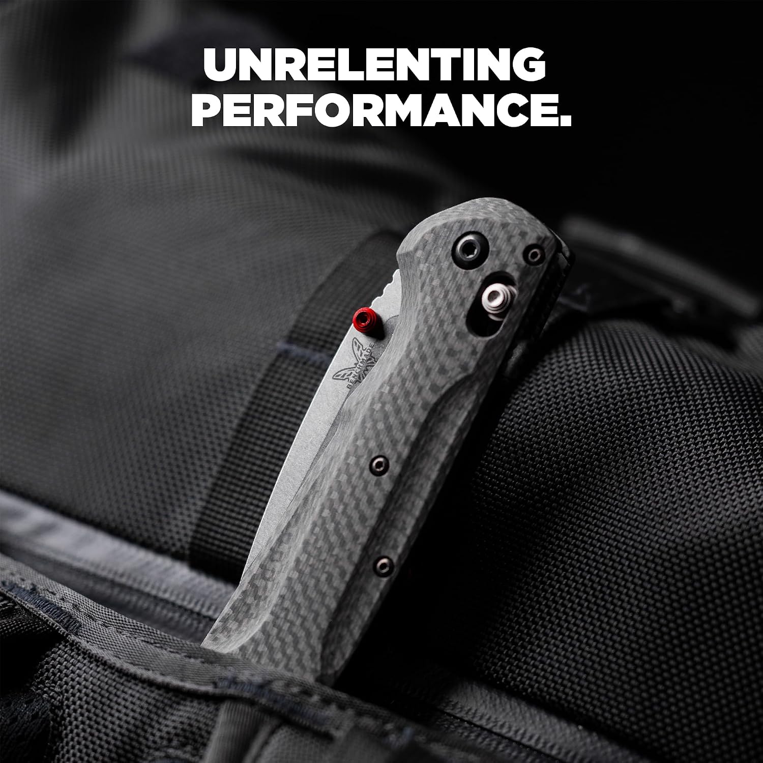 Benchmade - Freek Outdoor EDC Knife, Drop-Point Blade with Carbon Fiber Handle (560-03)