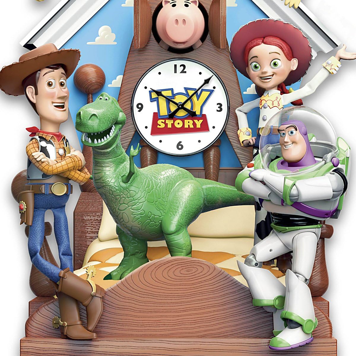 The Bradford Exchange Disney·Pixar Toy Story Sculptural Cuckoo Clock