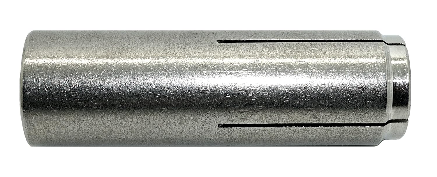 CONFAST 1/2' (Inside/Screw 1/2'-13 Diameter Threads) 304 Stainless Steel Drop-in Anchor with 1 Setting Tool (50 per Box)