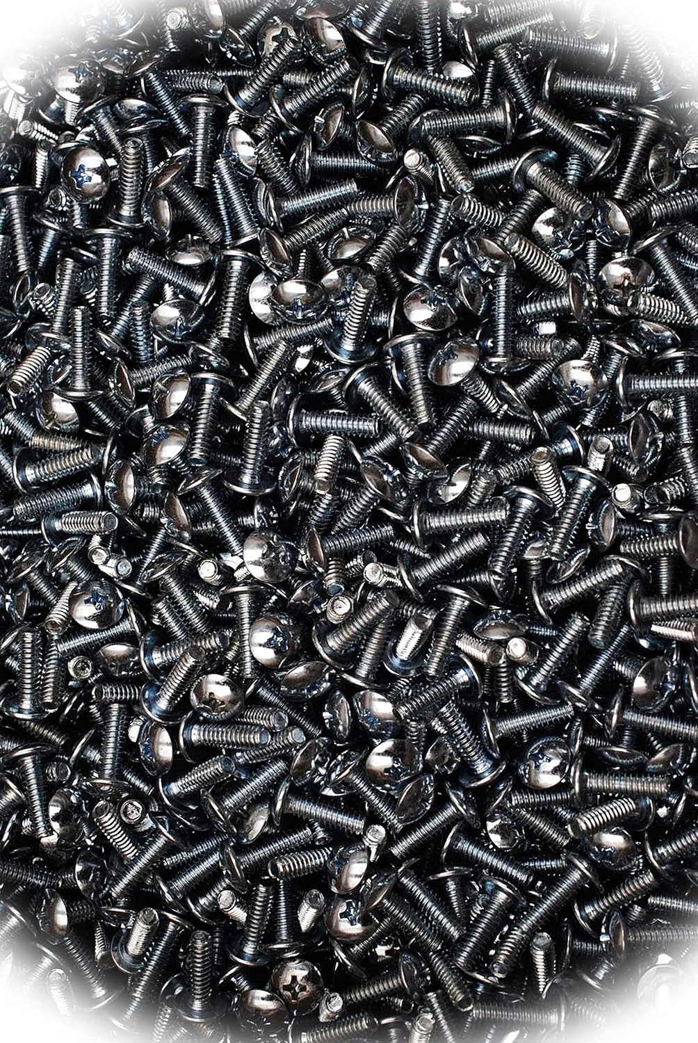 New Pack of (1000) Phillips Truss Head 10-24 x 5/8 Machine Screws #10 Zinc Multi-Purpose Comprehensive Hardware Fastener Assortment Kit MoPNEM02357