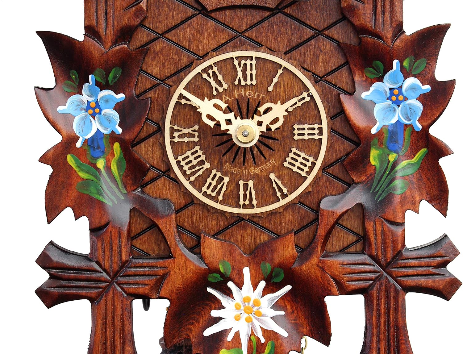 Cuckoo Clock - Alpine Flowers
