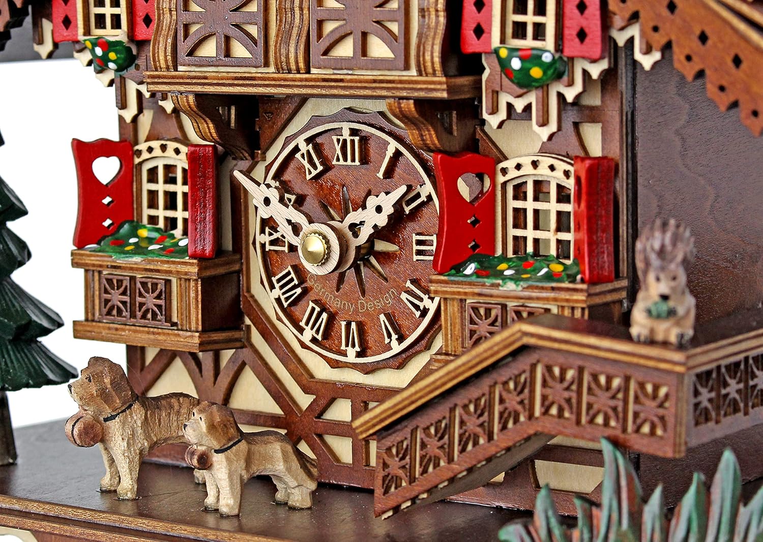 Quartz Cuckoo Clock - The Half-timbered House AH 29 QM