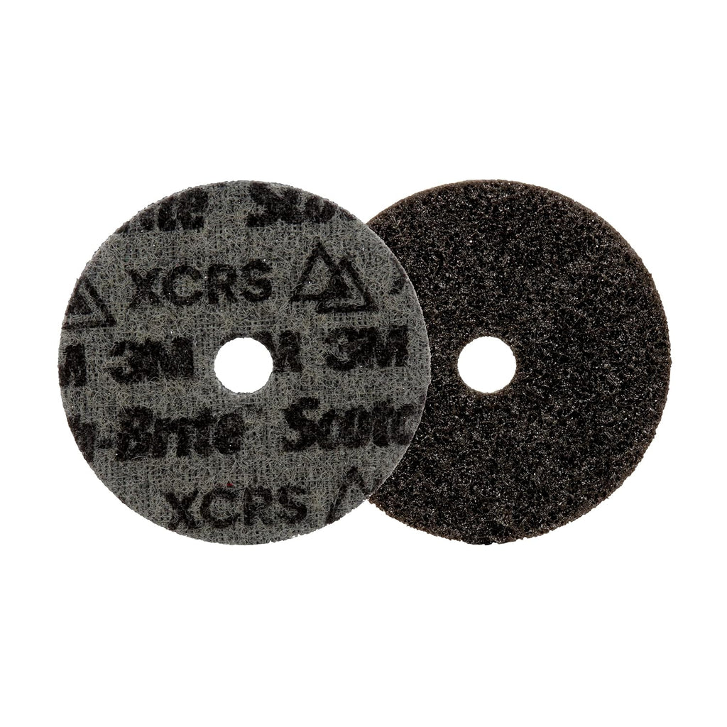 Scotch-Brite Precision Surface Conditioning Disc, PN-DH, Medium, 4 in x 5/8 in, Hook and Loop Attachment, Multi-Purpose Disc for Grinding, Polishing, and Blending