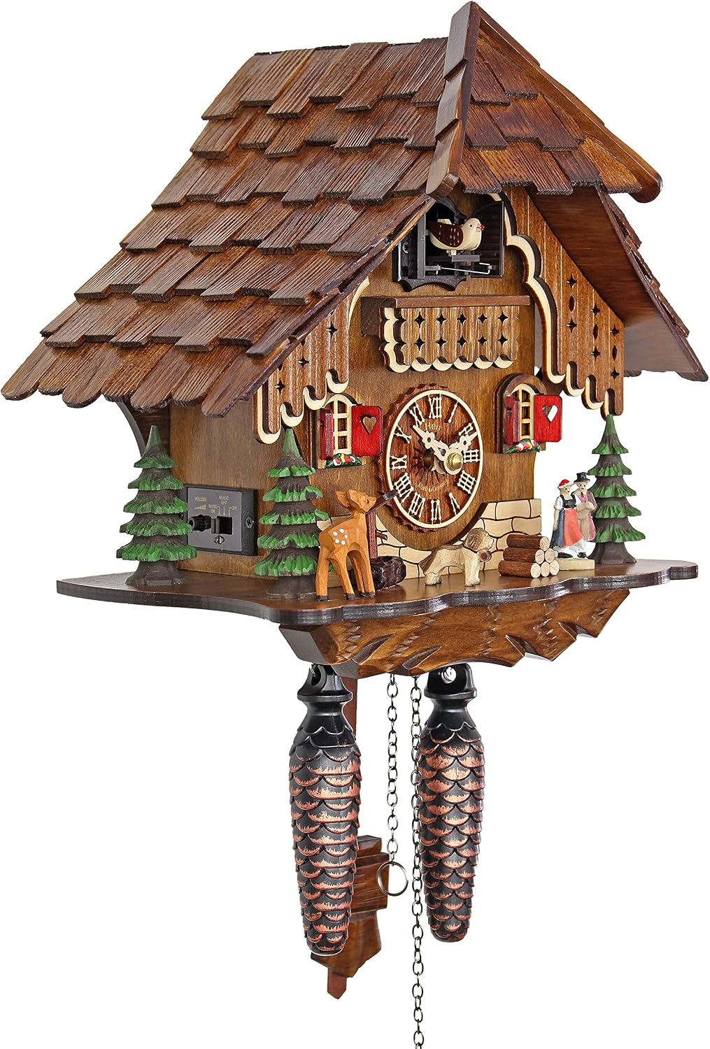 Quartz Cuckoo Clock - in the Black Forest AH 21 QM