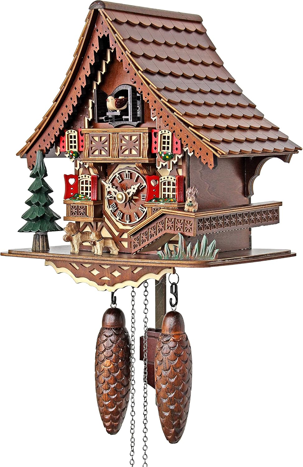 Quartz Cuckoo Clock - The Half-timbered House AH 29 QM